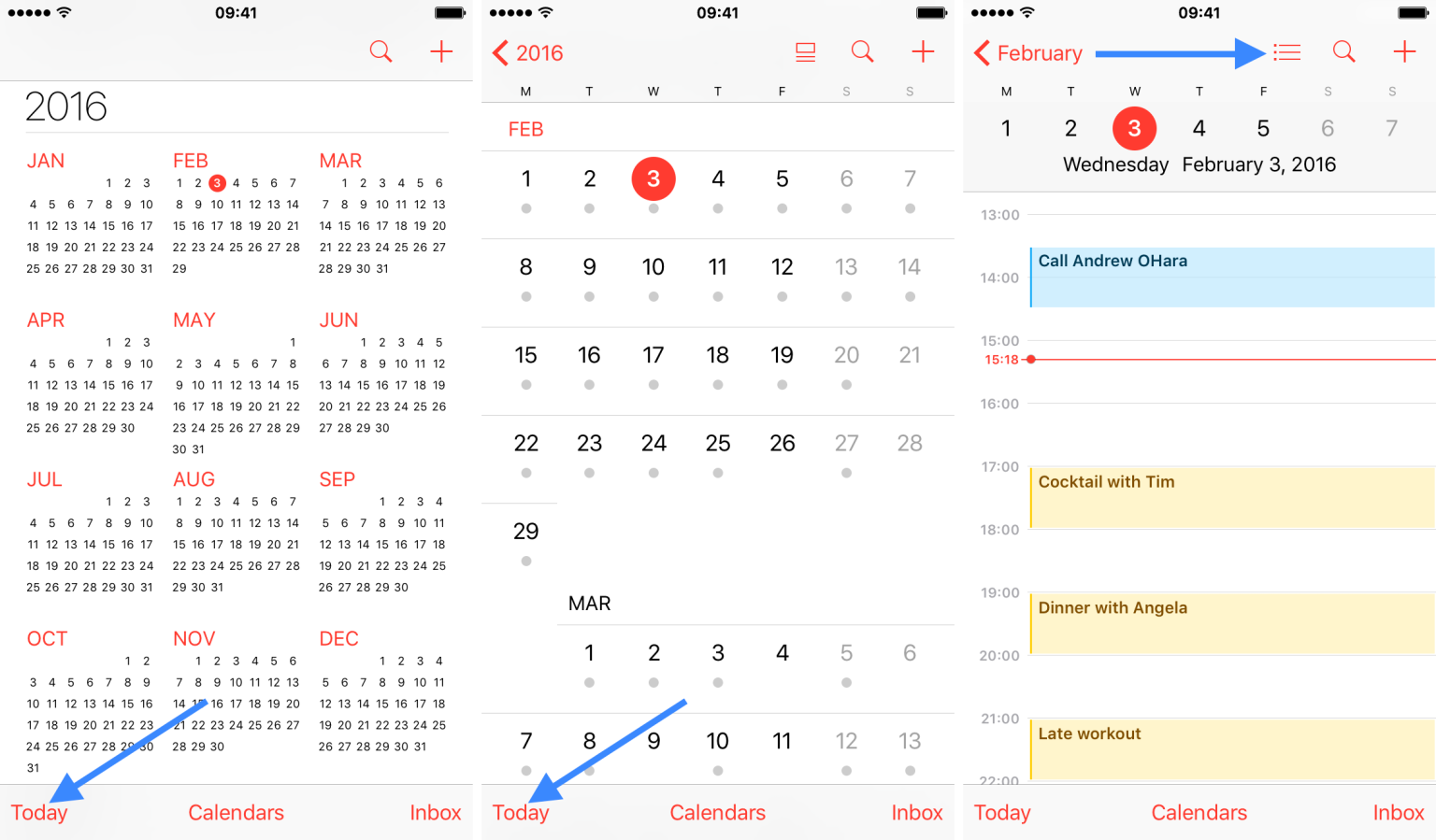 How to see your calendar events as a list on iphone ipad and apple watch mid atlantic 