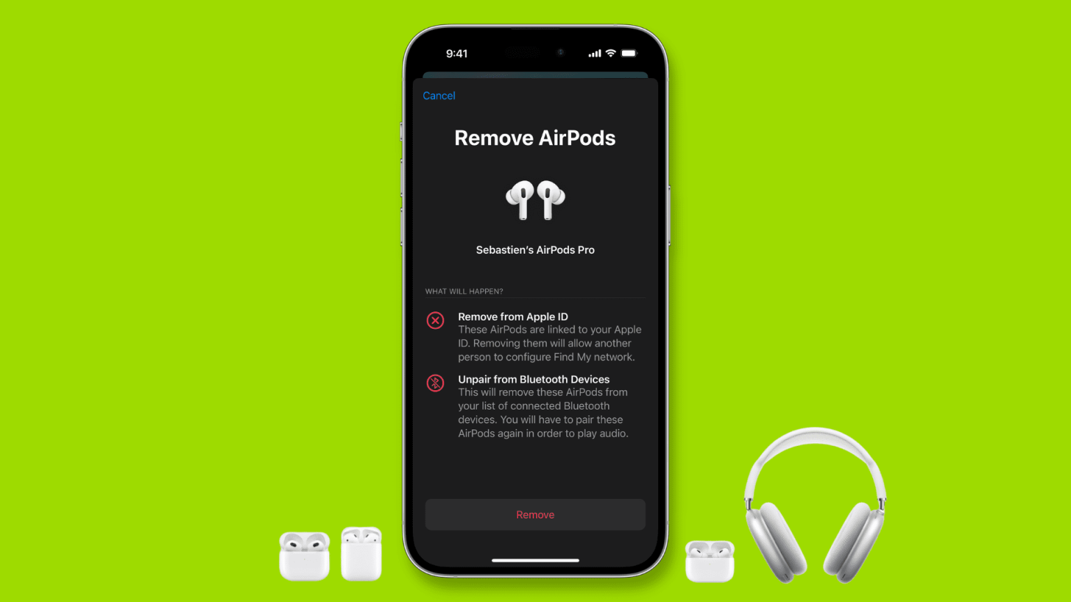 How To Reset Airpods Off Find My Iphone