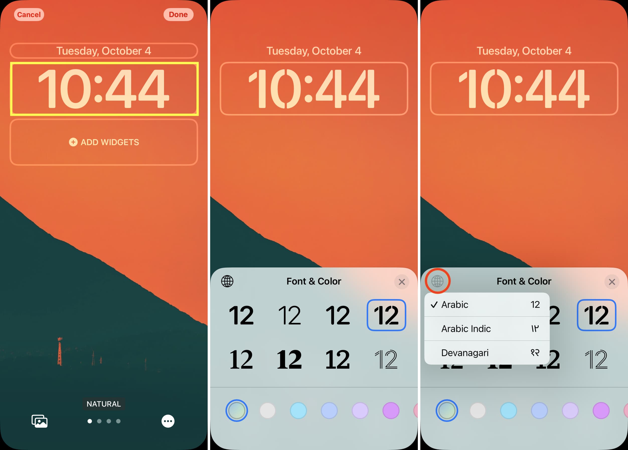 how-to-change-the-style-of-the-clock-on-your-iphone-lock-screen-in-ios