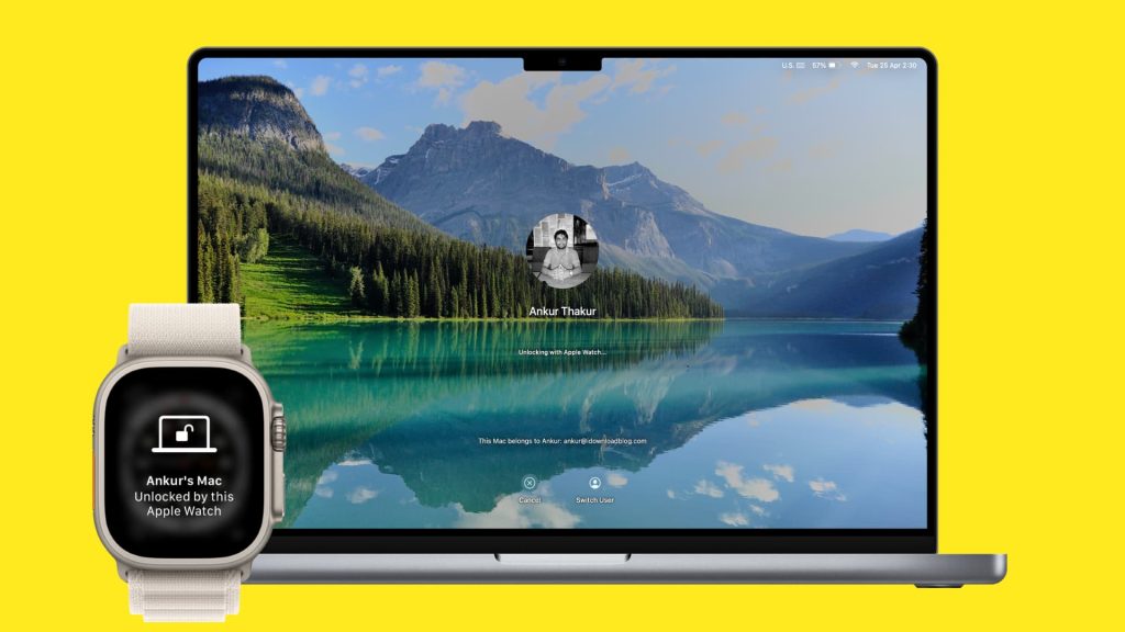 Apple watch automatically online unlocks
