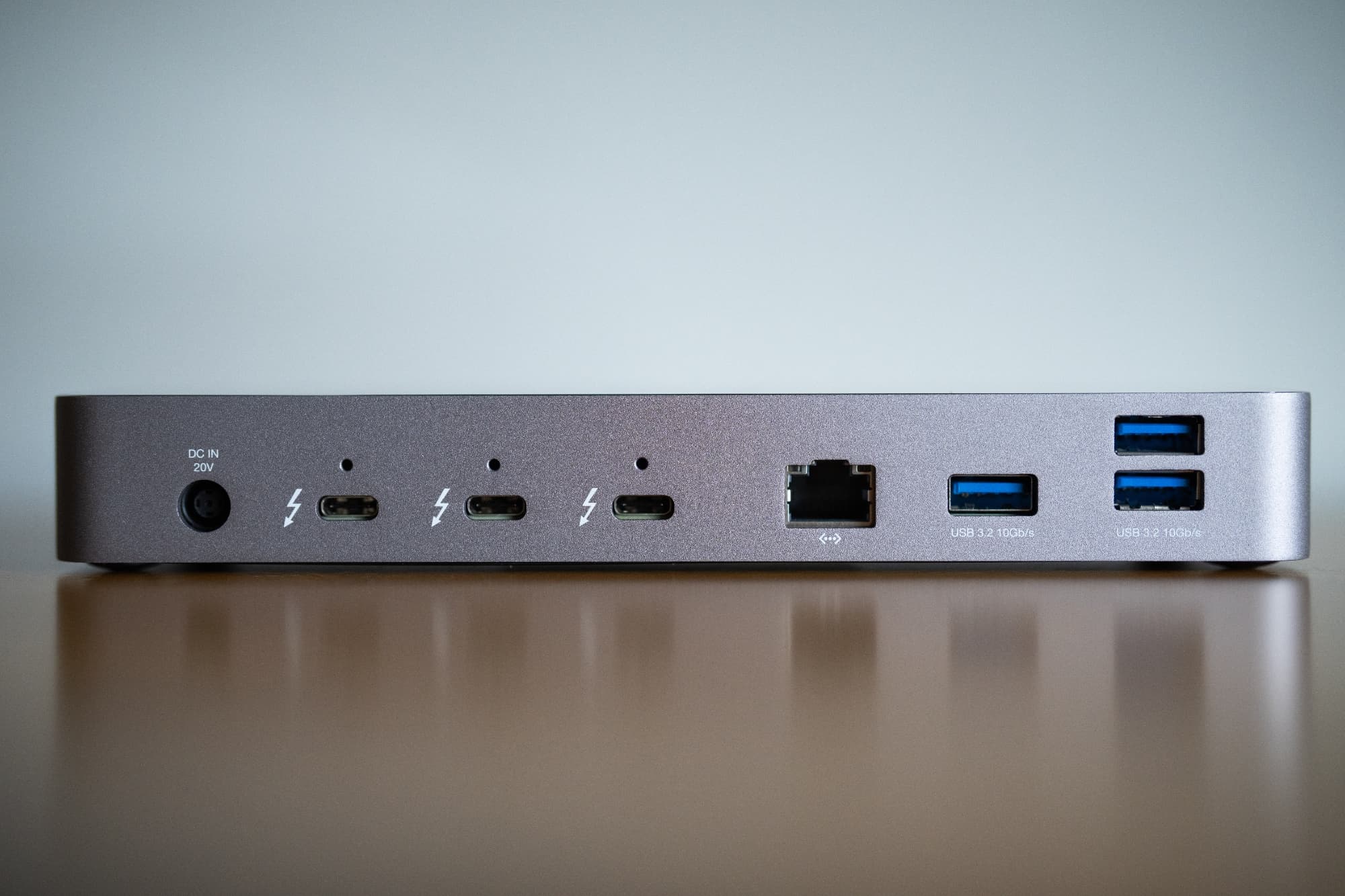 OWC Thunderbolt 4 Dock rear.