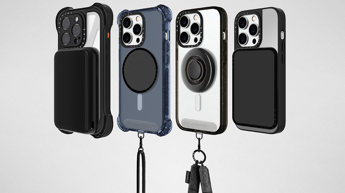 Various Casetify cases and accessories for the iPhone 