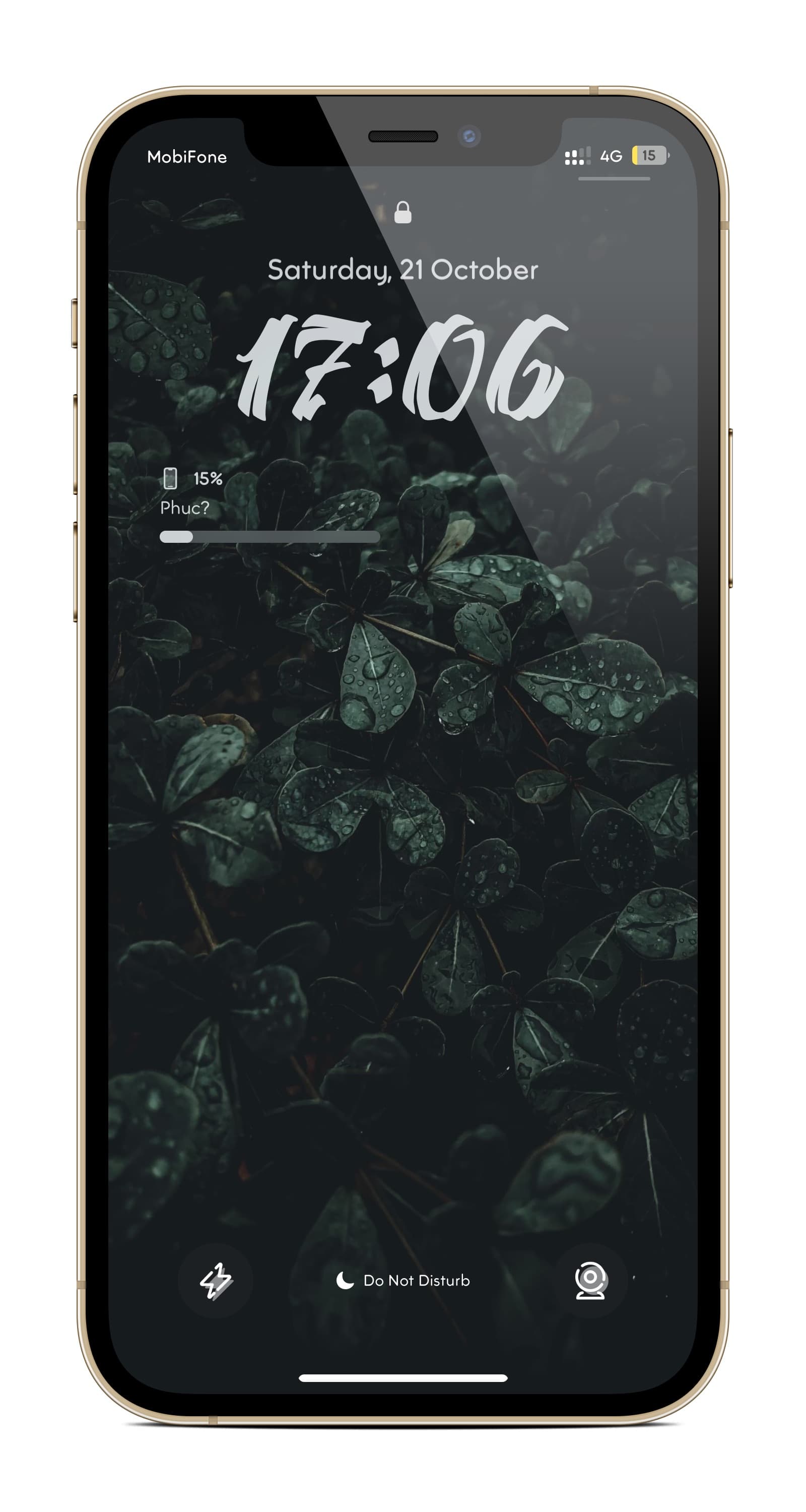 LS Bendigo Lock Screen font.