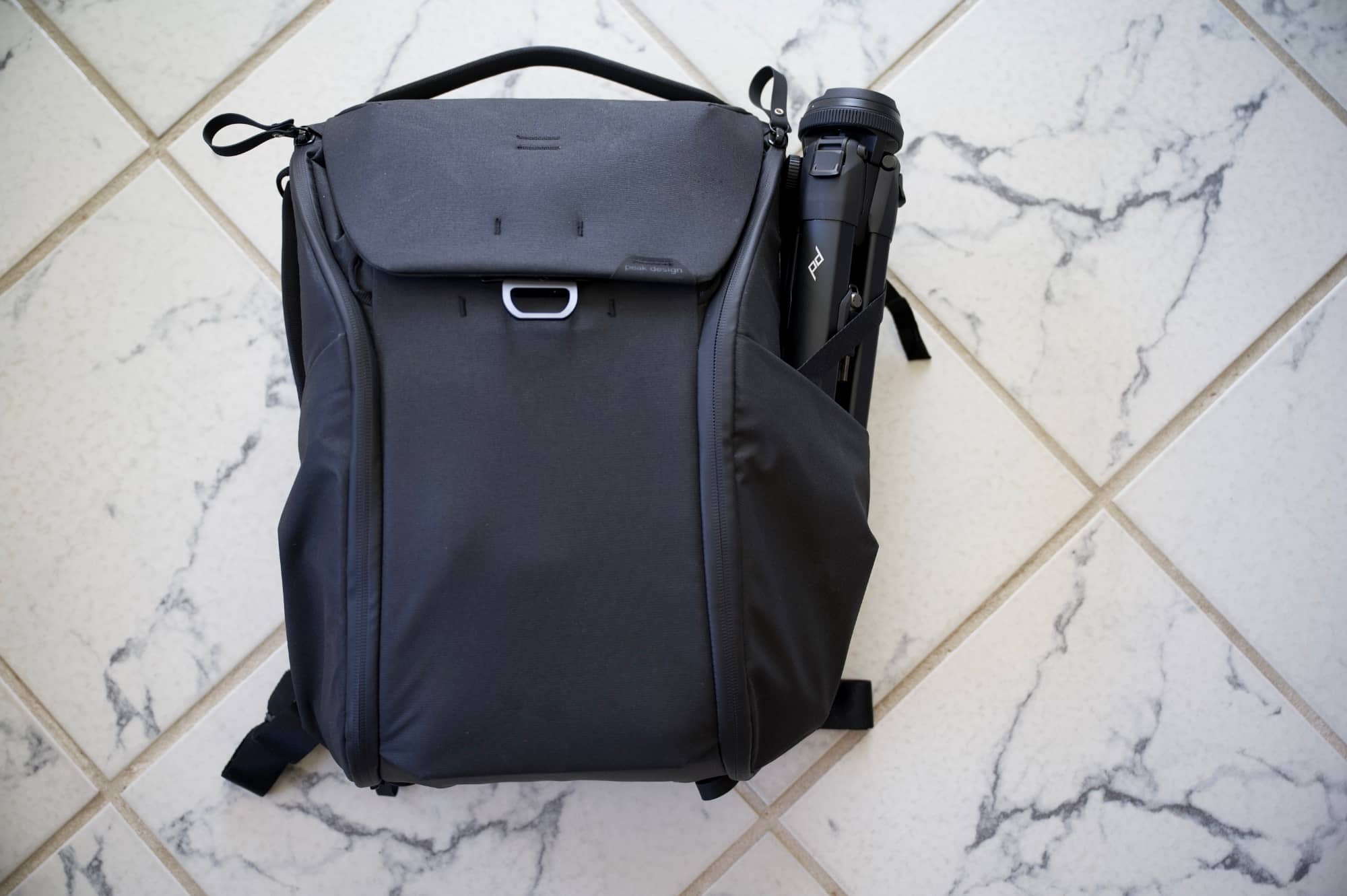 Peak Design Everyday Backpack with Tripod.