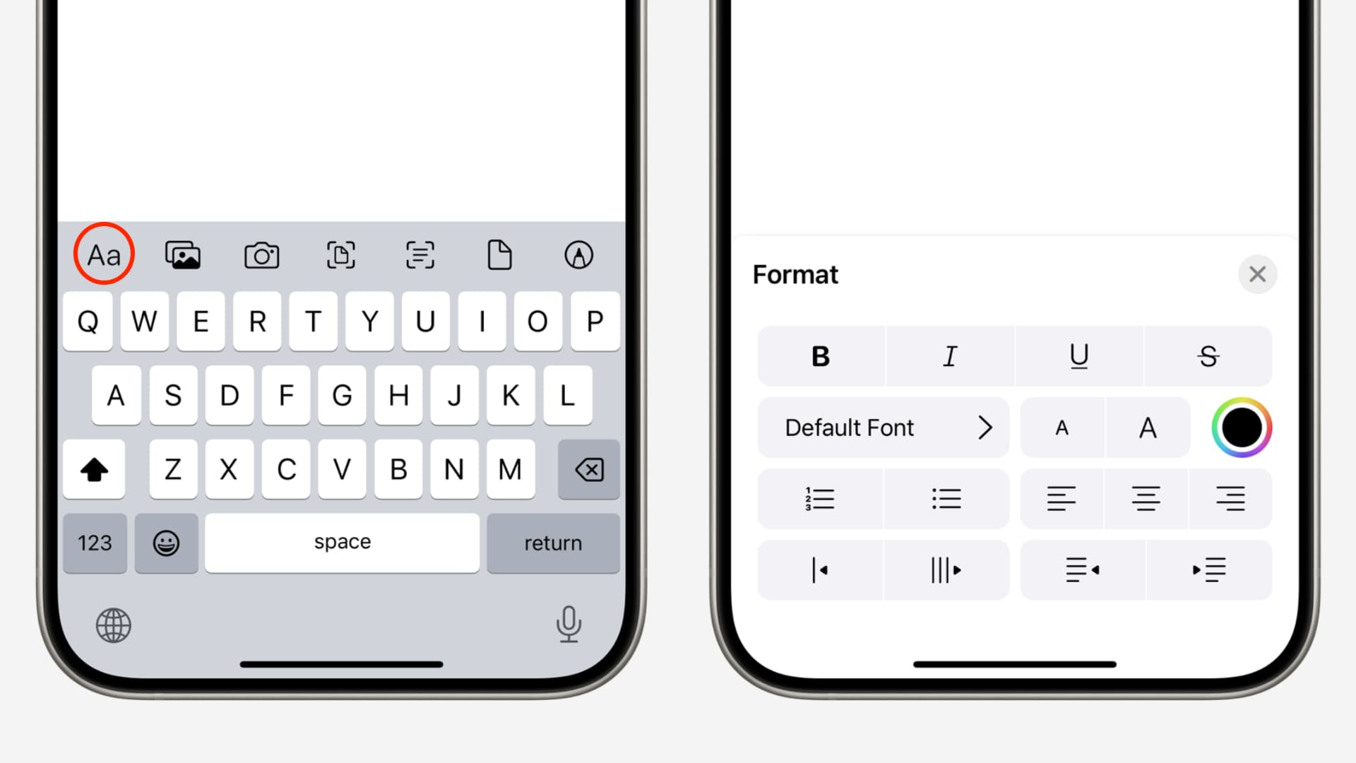 Format your email in Apple mail