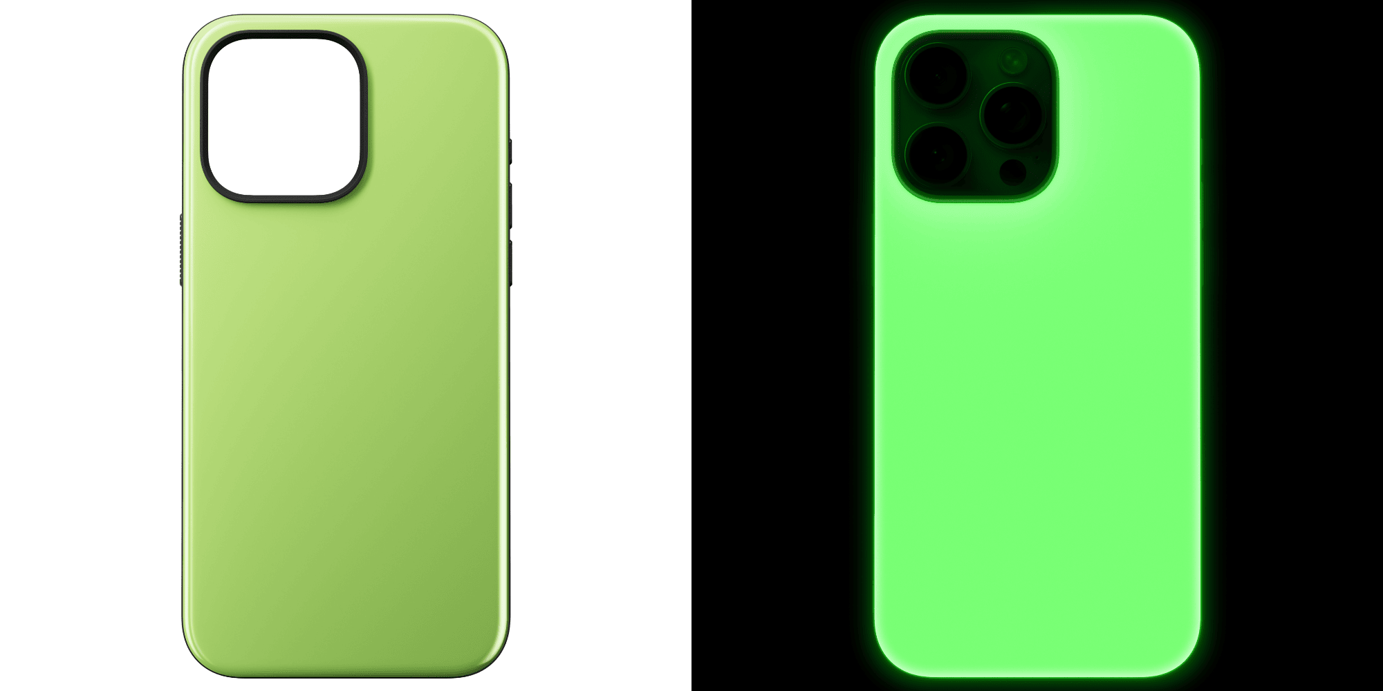 Nomad Glow 2 iPhone 15 Pro case.
