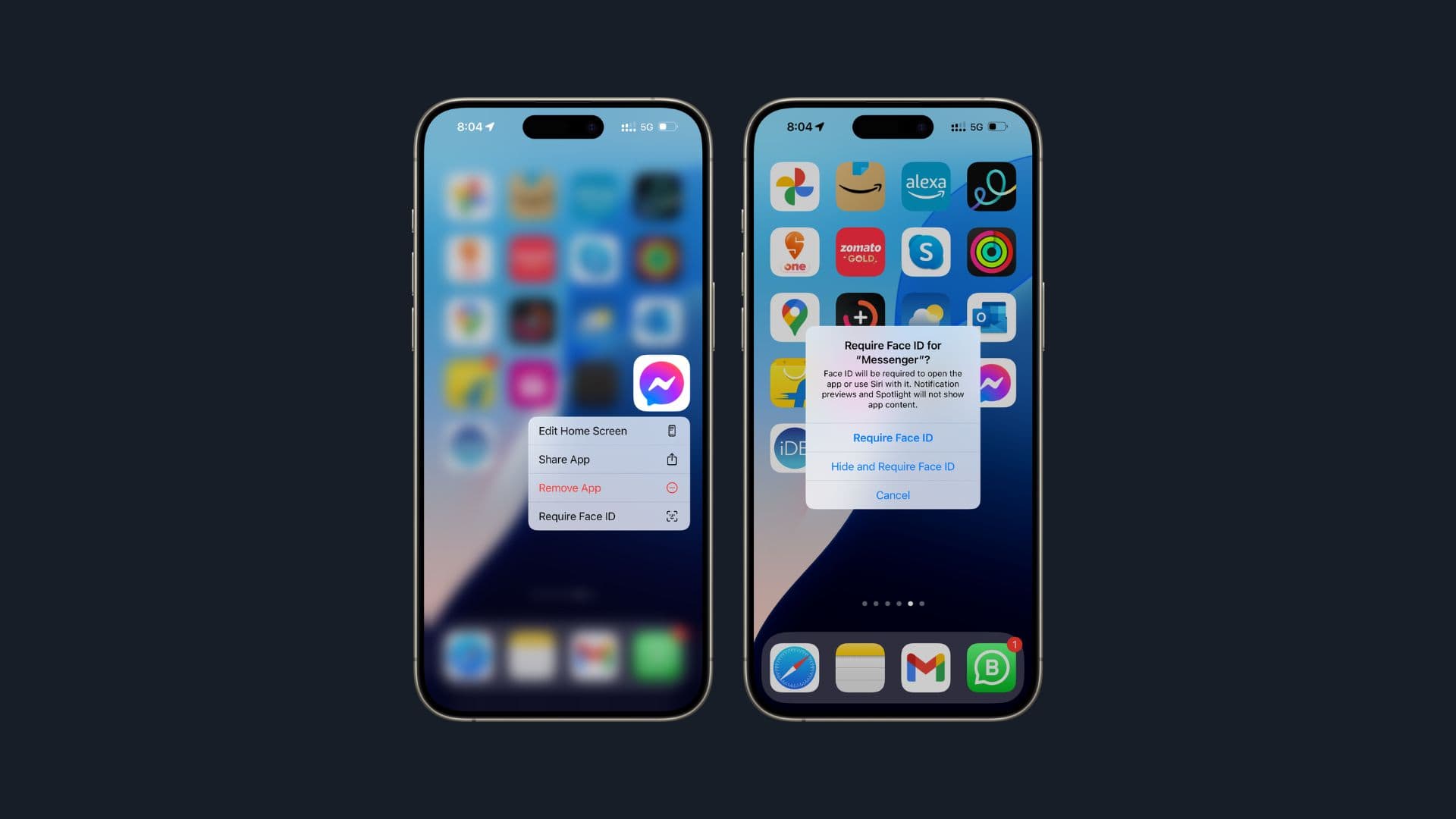 Lock apps with Face ID in iOS 18.