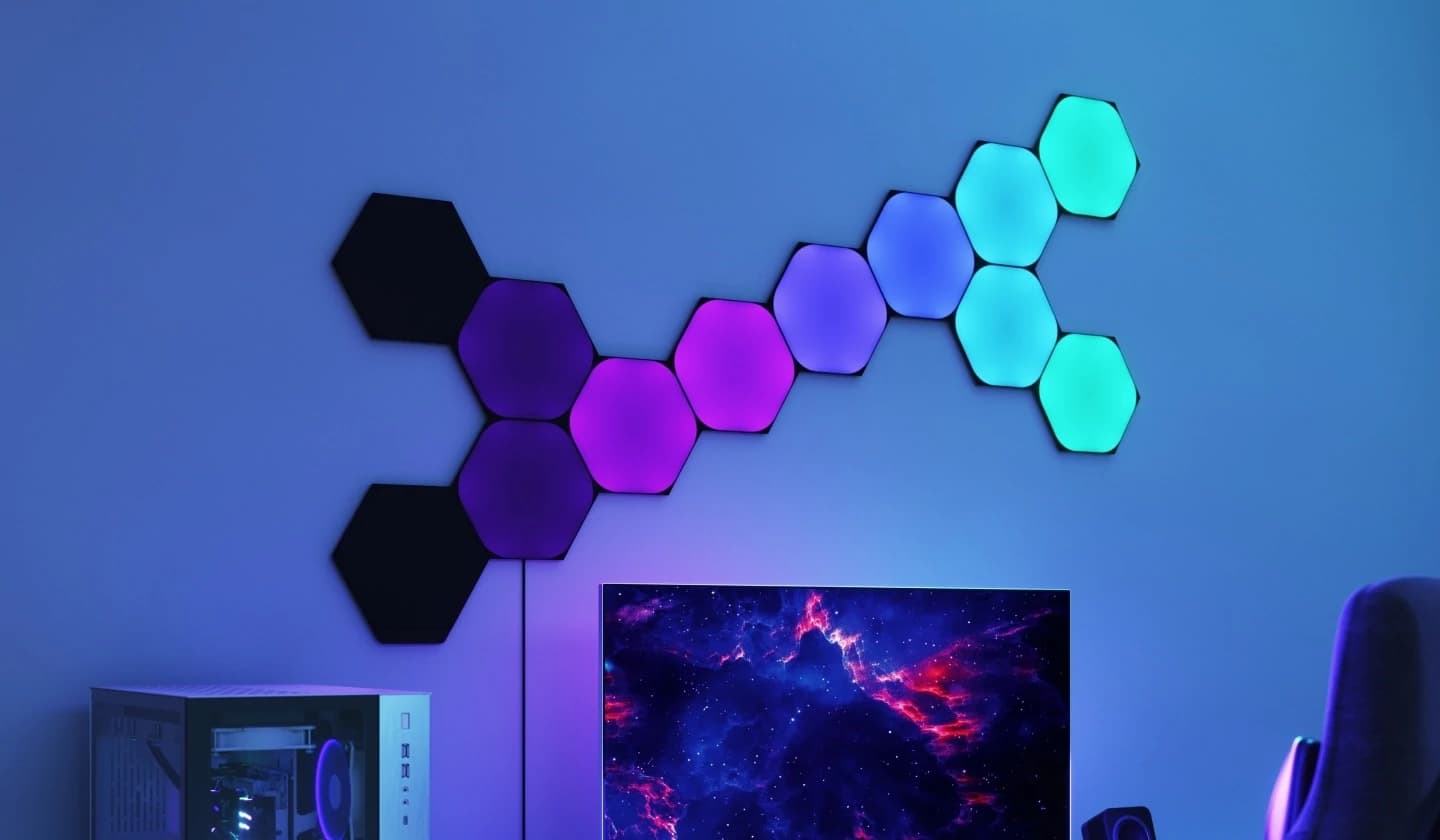 Nanoleaf Hexagons.