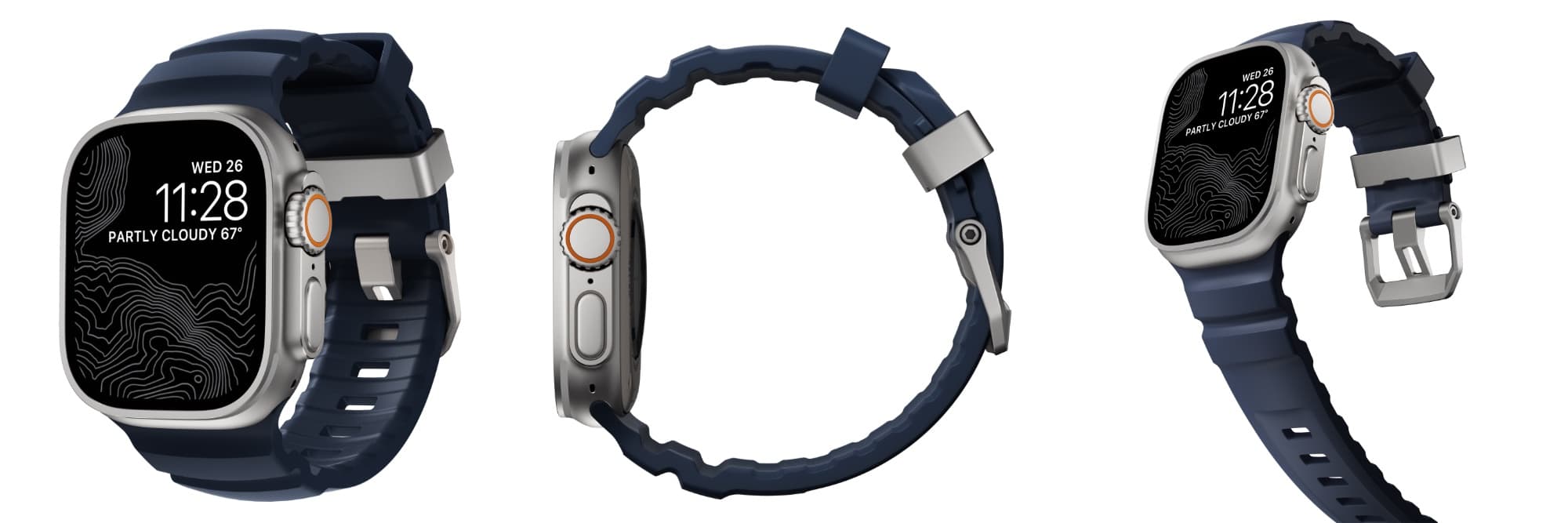 Nomad Atlantic Rocky Point Band for Apple Watch.