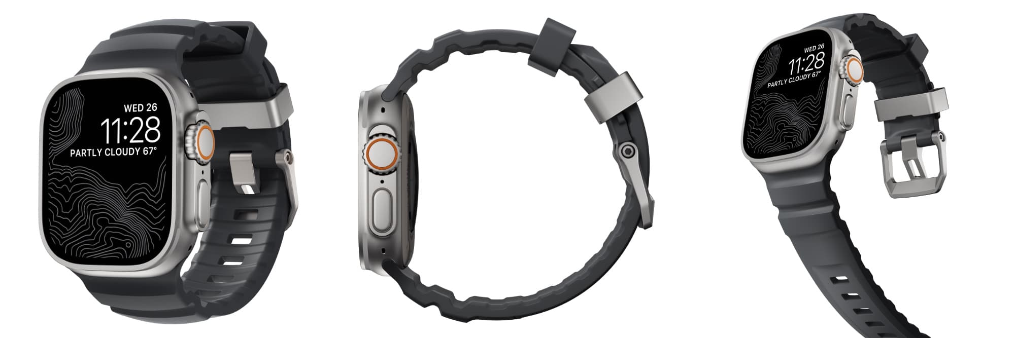 Nomad Storm Rocky Point Band for Apple Watch.