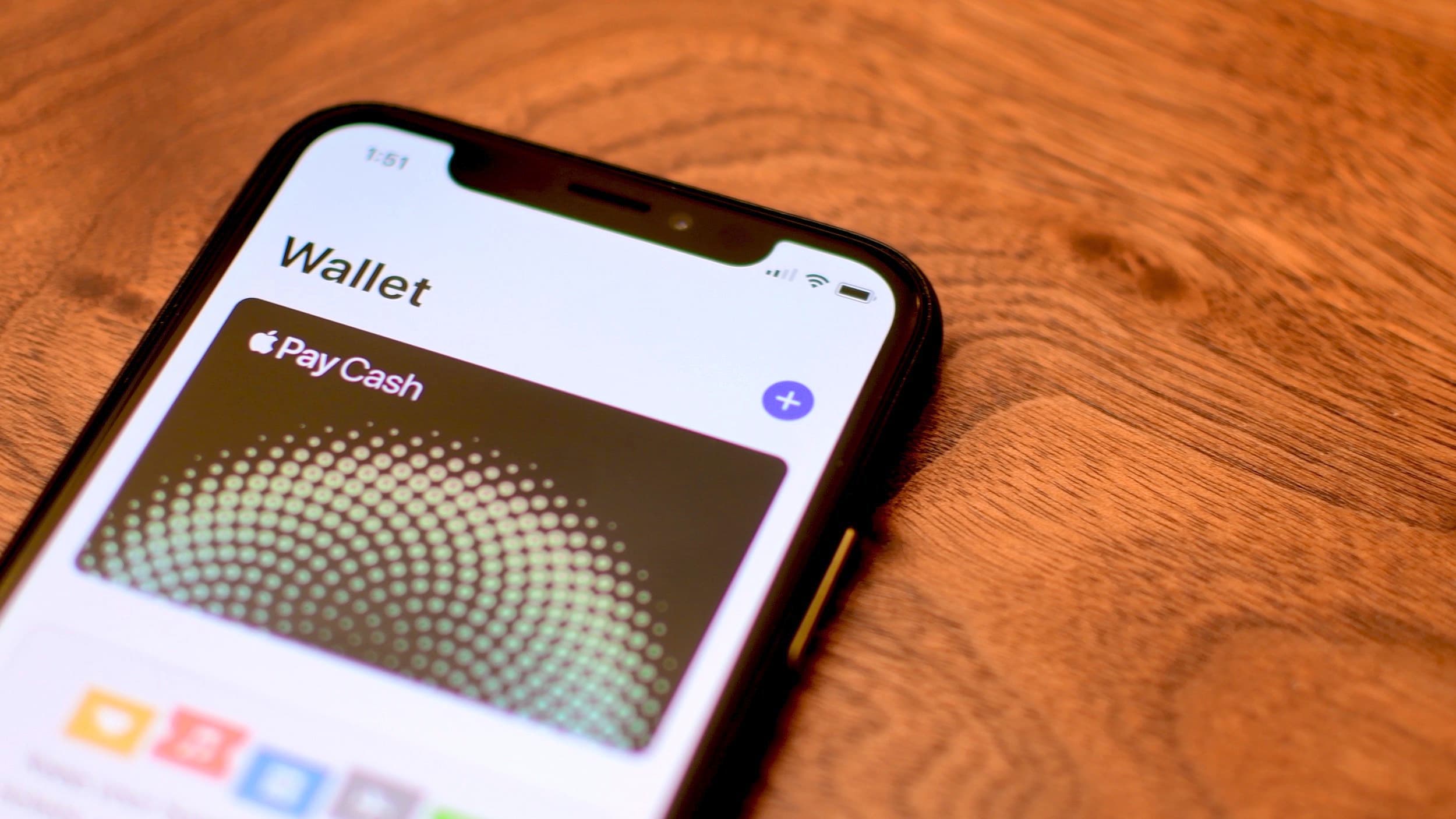 Apple Cash in Wallet app on iPhone