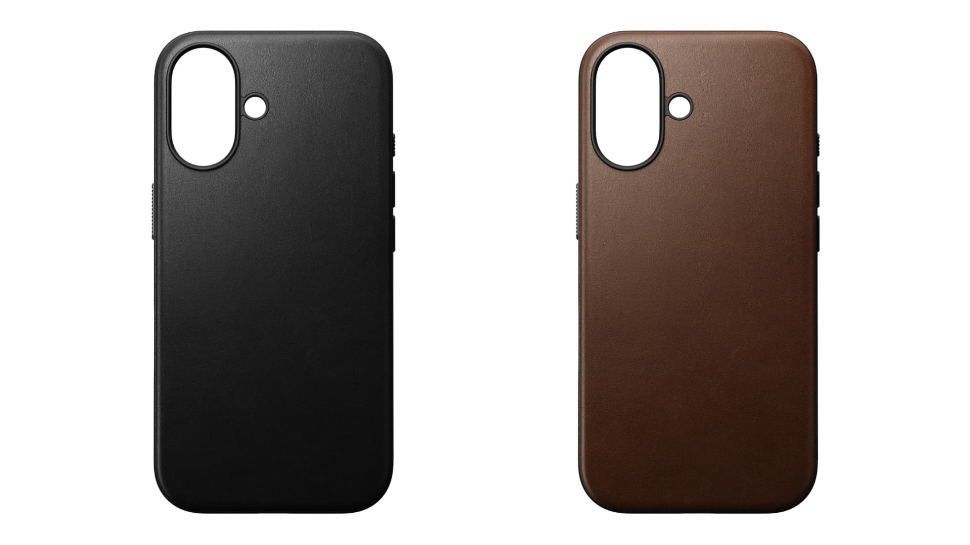 Nomad Modern Leather Case for iPhone 16.