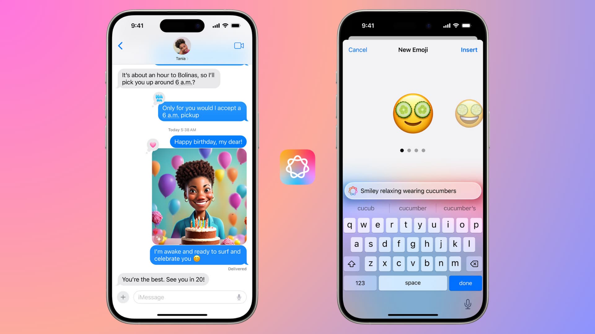 Image Playground and Genmoji in iPhone Messages