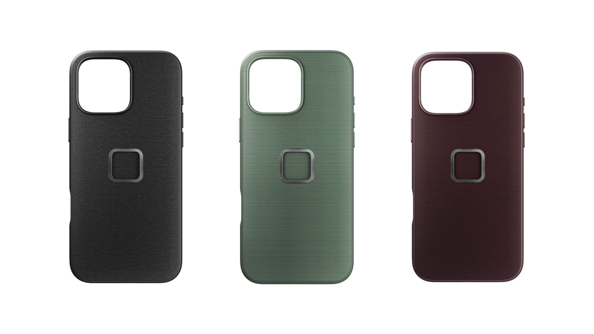 The Fabric/Nylon cases for the iPhone 16 lineup from Peak Design. 