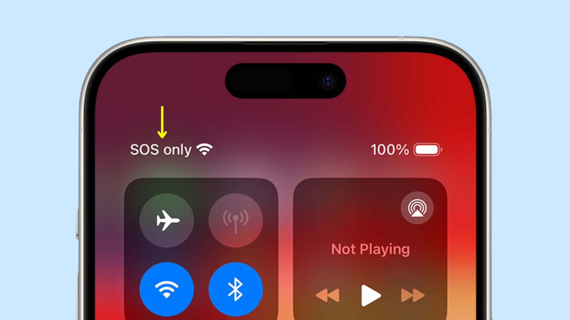 SOS Only on iPhone