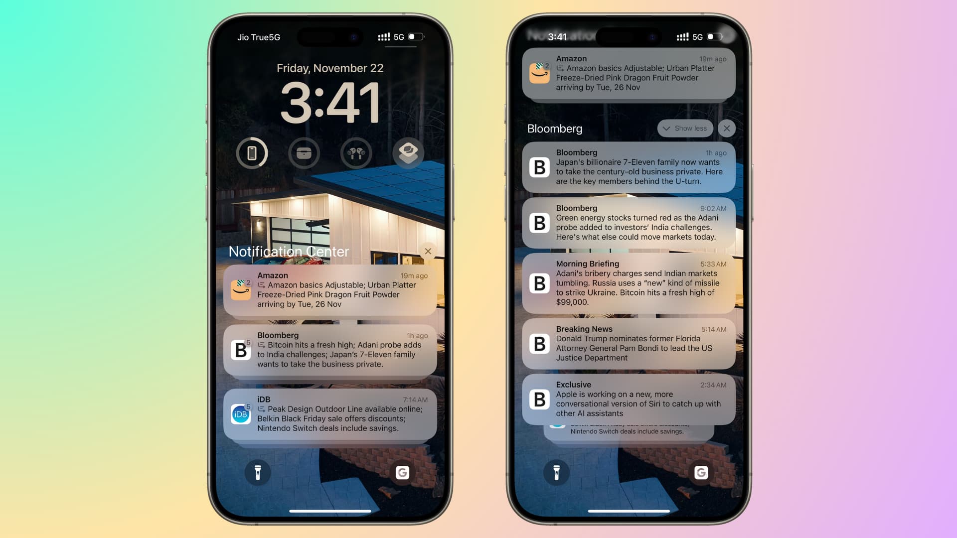 Notification Summaries on iPhone