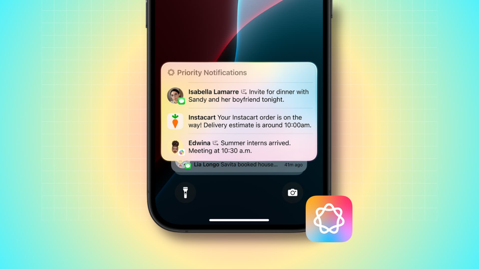 Apple Intelligence Priority Notifications on iPhone