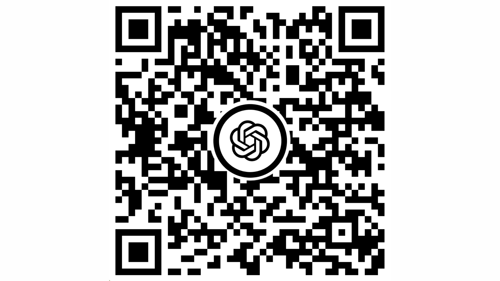 ChatGPT WhatsApp QR code