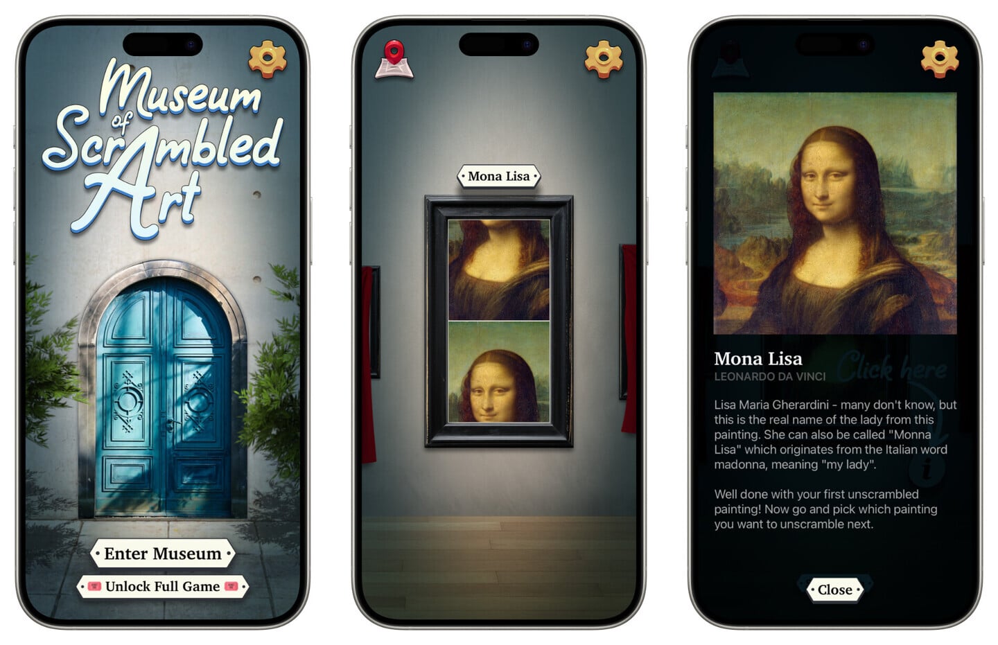 Learn More About Famous Paintings in the Cozy Puzzler Museum of Scrambled Art