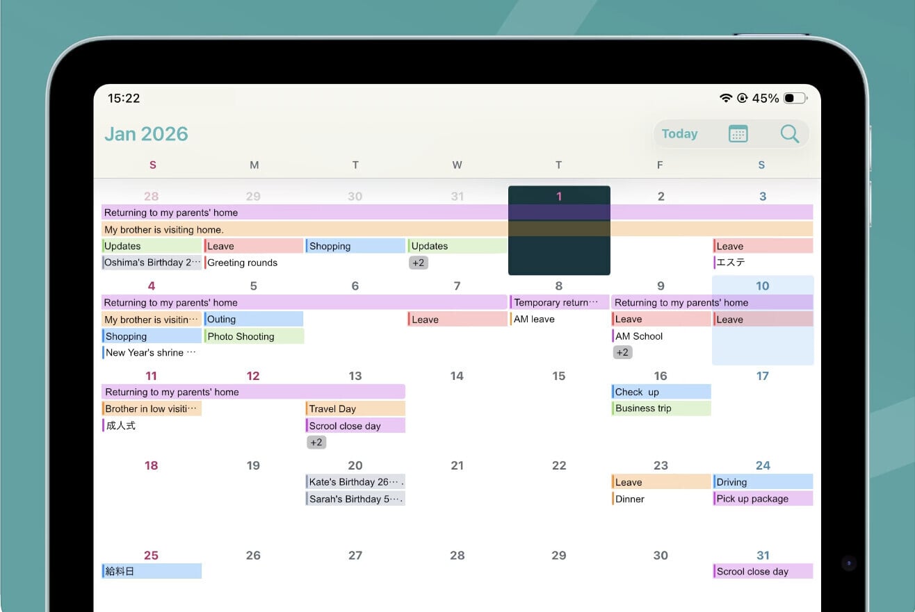 Calun Provides a Unique Month-View Calendar Experience